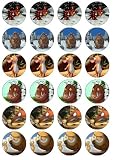 The Gruffalos Child Style Wafer paper Edible fairy / cup cake Toppers - 40mm Ideal for End of Term and Fetes (not pre cut)