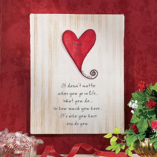Personalized Unframed Wedding Canvas - 18x24 - Wedding Gifts