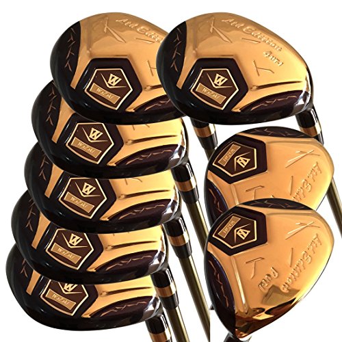 sporting hybrid golf club sets Preview Japan WaZaki 14k Gold Finish Cyclone 4SW Mx Steel