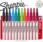 Sharpie RT Retractable Permanent Markers, 12 per Package