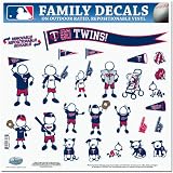 MLB Minnesota Twins Large Family Decal Set
