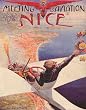 Pinzon Meeting Aviation Nice 30-by-40-Inch Stretched Canvas Print