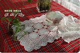 Vintage Hand Crochet Thin Thread White Doily/place Mat