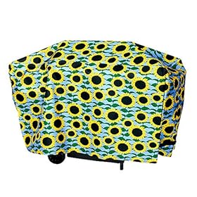 Two Dogs 70" Grill Cover- Sunflowers from Dog Accessories