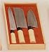 Kitchen & Housewares : 3pcs Sushi Santoku Chef's Knife Knives Cutlery Set w/case