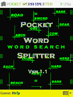 Pocket Word Splitter for Pocket PC 2002