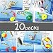 Fish WOW!® 10 Packs 10-Styles Crawler Harness Walleye Spinner Rig - 1-Hook,2-Hook,3-Hook