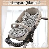 ベビーカーシート ベビーカークッション チャイルドシート leopardblack