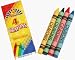 Fun Waxed Crayons x 4 - Party Bag Fillers - 5 Packs