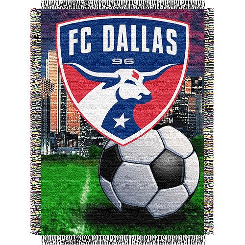 FC Dallas MLS Woven Tapestry Throw Blanket (48"x60")