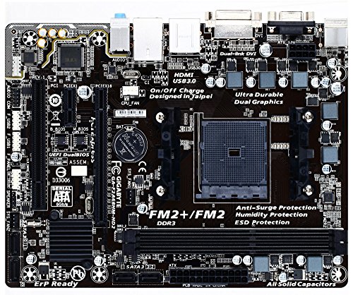 Gigabyte FM2+ AMD A68H SATA 6Gb/s USB 3.0 HDMI Micro ATX AMD Motherboards GA-F2A68HM-HD2