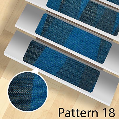 13 Stair Treads - Indoor and Outdoor Use - Peel and Stick - (Pattern 18)