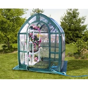 Flower House FHPH155CL PlantHouse 2 Pop-Up Plant House, Clear