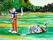 Auburn Painting - Scratch Golfer
