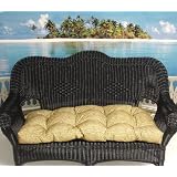 3-Piece Wicker Furniture Cushion Set - Bamboo Print by Southern Home Accents