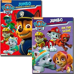 Amazon.com: PAW Patrol Coloring and Activity Book Set (2 ...