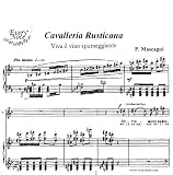 Mascagni: Cavalleria Rusticana - Viva il vino spumeggiante - Turiddu, tenor: Instantly download and print sheet music