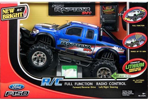 New Bright 1:10 R/C F/F 9.6V Baja Extreme Truck BlueFord F 150