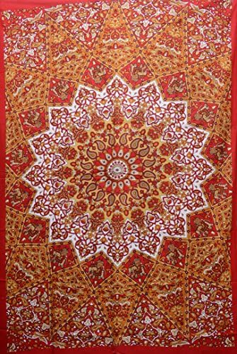 Star Multicolor Tapestries Elephant Tapestry Hippie Mandala Bohemian Wall Hanging Boho College Dorm Beach Throw MERLINE