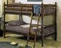 All new item Walnut finish twin / twin convertiable wooden bunk bed set