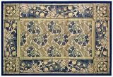 Laser Printed Split Bamboo Bluebells 2' x 3' Veranda Rug