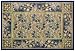 Laser Printed Split Bamboo Bluebells 2' x 3' Veranda Rug