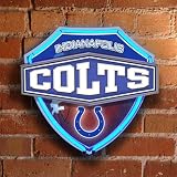 Neon Shield Wall Lamp - Colts (15 X 13.25")
