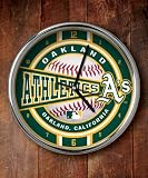 Oakland Athletics Chrome Clock