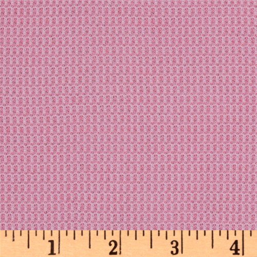 74 Wide Thermal Knit Pink Fabric By The Yard