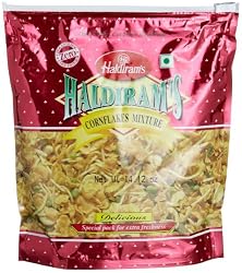 Haldiram Cornflakes Mixture, 14.12-Ounce Pouch (Pack of 5)