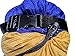 [Premium Double Hammock & Strap Bundle] Serac Sequoia XL Wide Camping Hammock with Ultralight Ripstop Nylon and Quick-Hang Suspension System - For the backpack, travel & camping (Daybreak Orange/Blue)