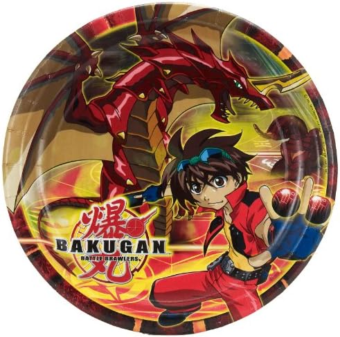 Bakugan Dinner Plates (8 count)