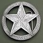 CELTIC KNOT STAR Belt Buckle Irish Gothic Ireland St. Patrick's Day