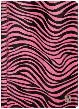 Pink Zebra Mary Standing Portfolio Case for Dragon Touch A1X A1 10.1" Tablets