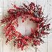 Artificial Wreaths - Mixed Berries Wreath - 24 in. Ilex, Sorbus, Pyracantha Berries Wreath