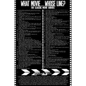 What MovieWhose Line? 24-by-36-Inch Movie Quote Poster