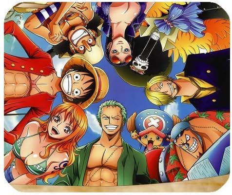 Anime Cartoon One Piece Customized Rectangle Mousepad