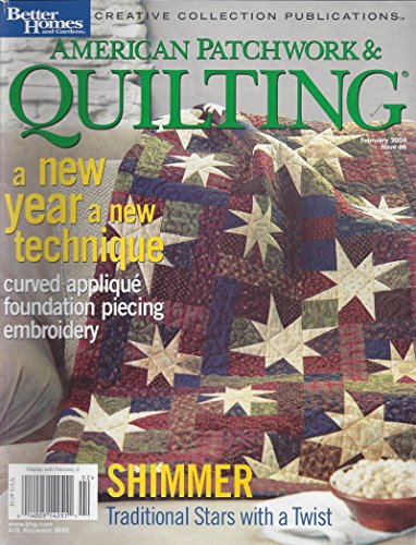 american patchwork  quilting magazine february 2004 vol 12 no 1