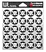 Award Decals Skull and Crossbone (100 Stickers)