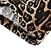 Zbrandy Men's Swag Leopard Shorts Knee Length Casual Shorts
