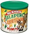 Ass Kickin' Jalapeno Cheddar Peanuts, 12-Ounce Cans (Pack of 6)