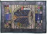 Review NovaHaat  / ANTIQUE INDIA GREEN WALL DECOR TAPESTRY HANGING THROW