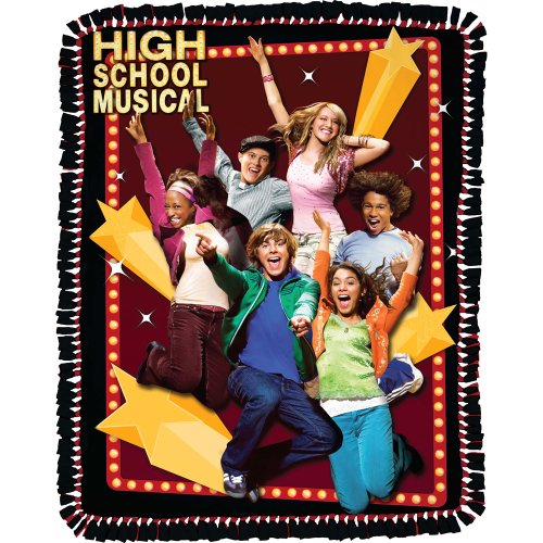 Disney High School Musical Super Stars Make-it-Yourself Microfleece Throw