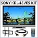 Sony Bravia® KDL-46VE5 46-inch 1080P 120HZ LCD TV + Accessory Kit