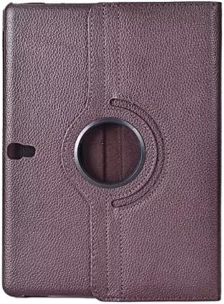 FOOMY Samsung Galaxy Tab S 10.5 Cover Case,Samsung Galaxy T805 Case,Samsung Galaxy T800 Case,,360 Degree Rotating Lightweight Smart-shell Stand Samsung Galaxy Tab S 10.5 Case With Smart Cover Auto Sleep / Wake (Brown)