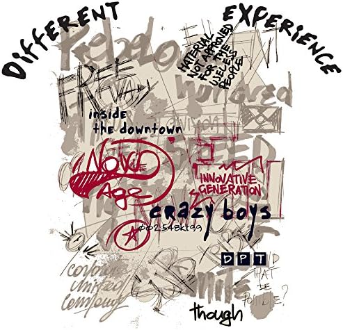 ClothingMe Mixed Series Crazy Boys All Over Print Men T Shirt, Size Small