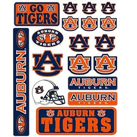 Auburn Tigers Small Car Stickers