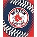 Boston Red Sox MLB Royal Plush Raschel Blanket (Big Stitching Series) (60x80