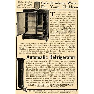 1911 Ad Illinois Refrigerator Co. Water Cooler Tap – Original Print Ad