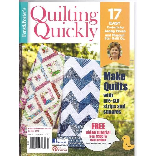 Quilting Quickly Magazine (Spring 2013) Jenny Doan Books